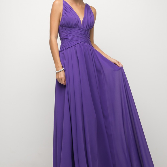 Cinderella's Closet Dresses & Skirts - Purple Sleeveless Bridesmaid Long Dress Cinderella's Closet Dresses & Skirts - Purple Sleeveless Bridesmaid Long Dress